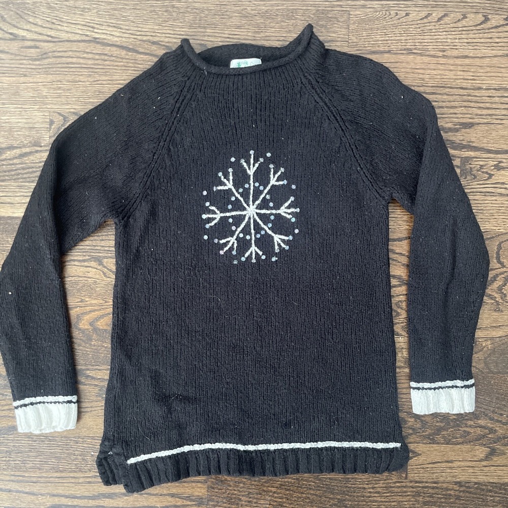 Quacker factory Ugly Sweater Vintage Holiday‎ Christmas Womens XS